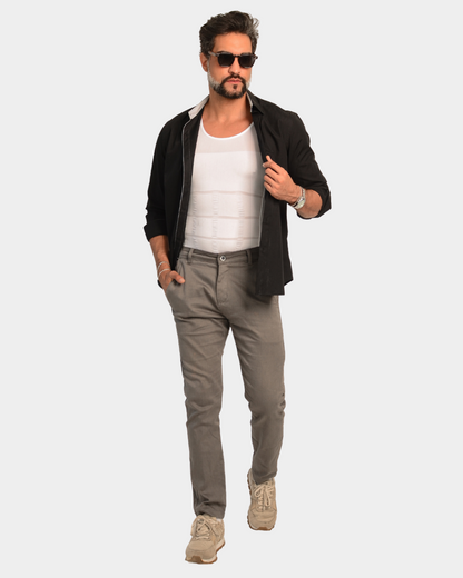 Camiseta Masculina FitShape™ – Modelagem Corporal Instantânea