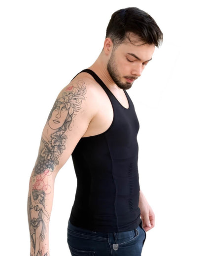 Camiseta Masculina FitShape™ – Modelagem Corporal Instantânea