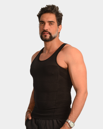 Camiseta Masculina FitShape™ – Modelagem Corporal Instantânea