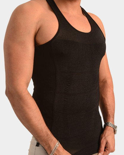 Camiseta Masculina FitShape™ – Modelagem Corporal Instantânea