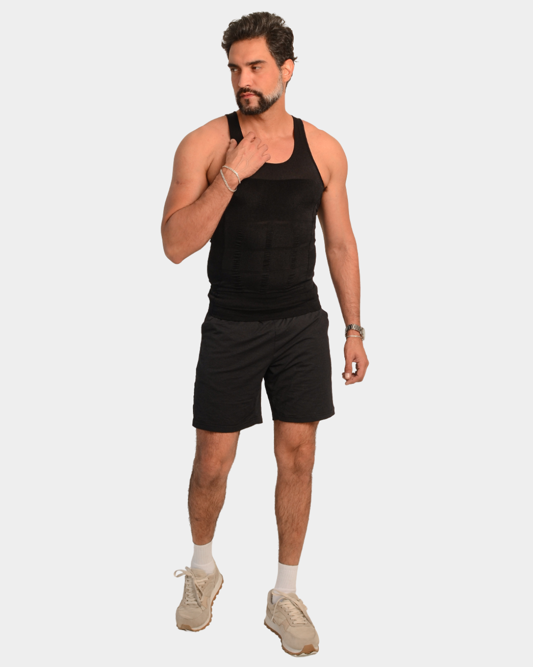 Camiseta Masculina FitShape™ – Modelagem Corporal Instantânea